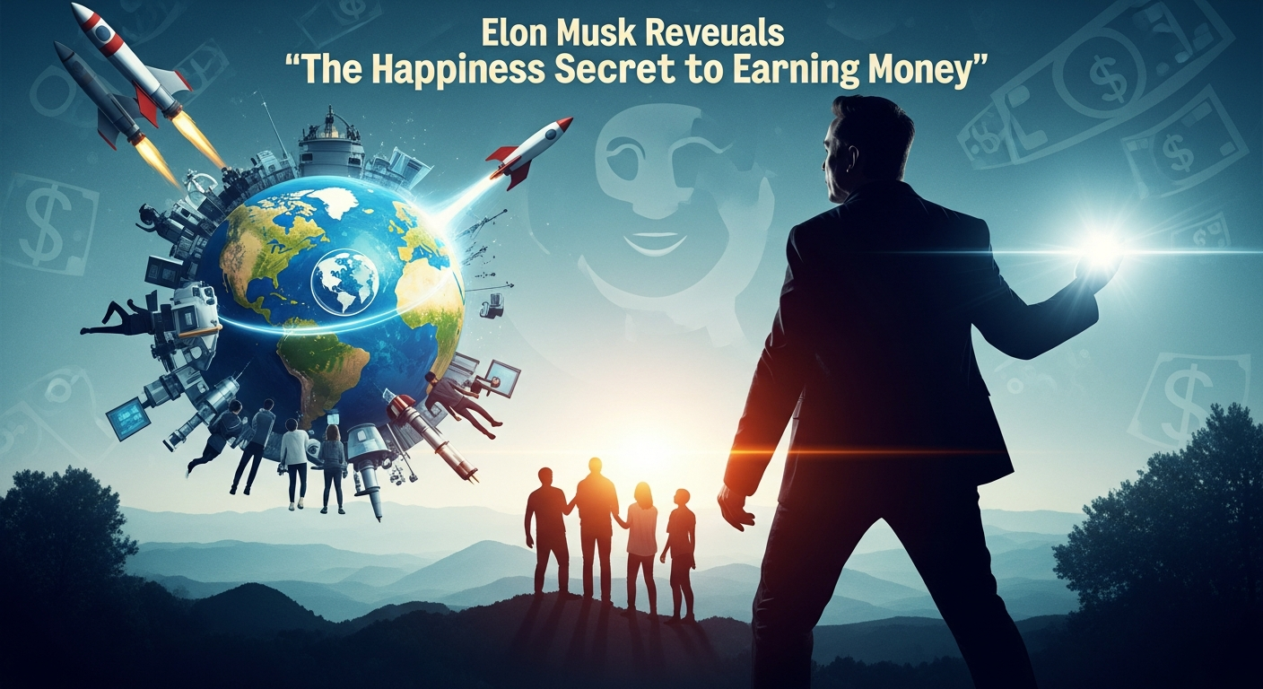 イーロン・マスクが明かす「お金を稼ぐ幸福の秘訣」：価値創造と社会貢献で成功を掴む方法