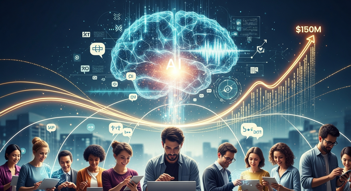 AIが言語学習を革新:Preply、1億5000万ドルの資金調達で人間とAIの融合を加速