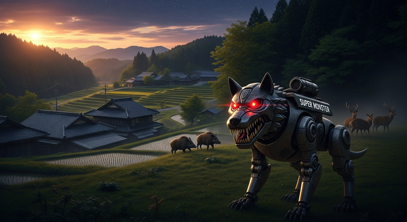 なぜ日本の地方で「赤い目の狼ロボット」が爆売れしているのか？深刻化する獣害と技術の意外な接点
