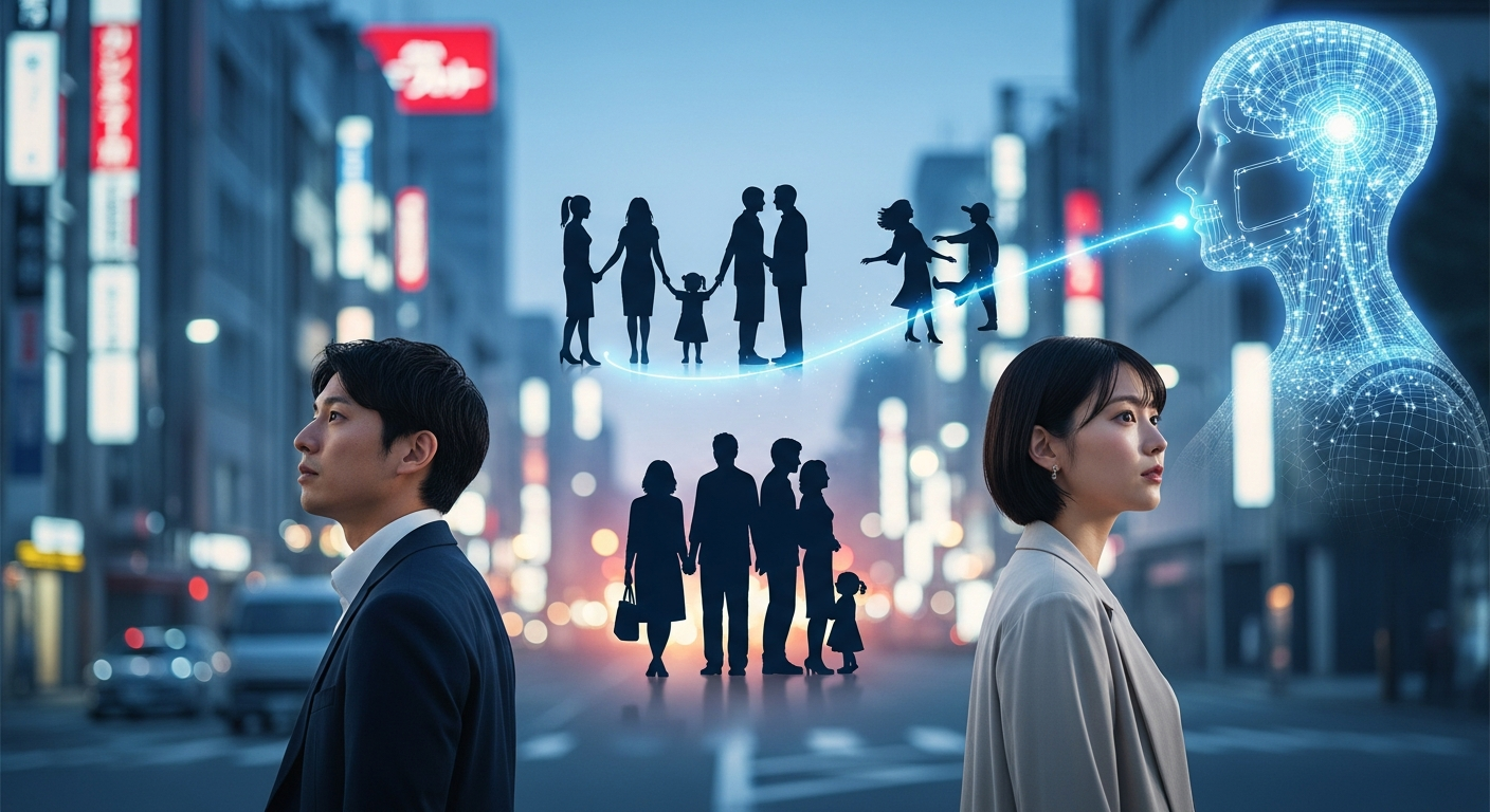 令和の日本:恋愛なしか、AIか?多様化する「結婚」のカタチとその先