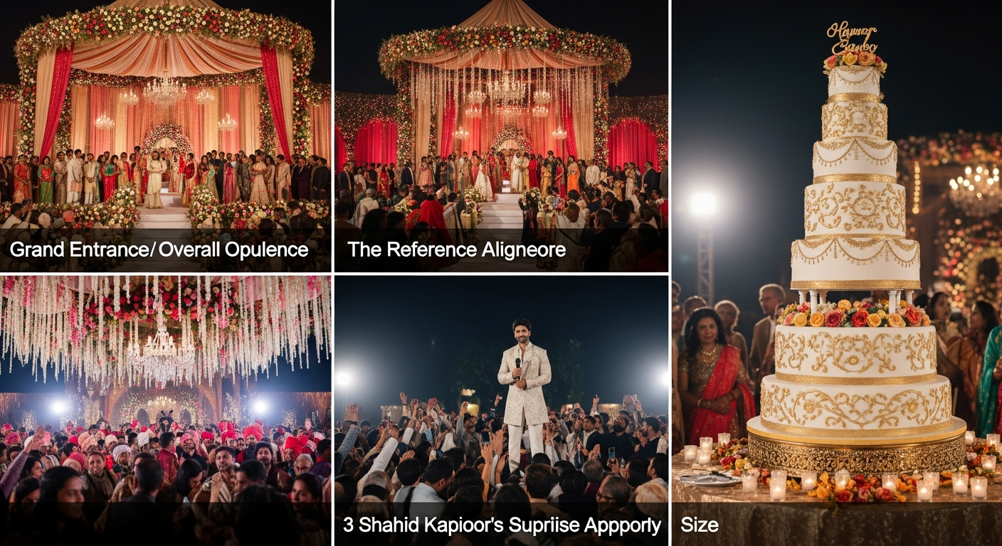 【画像多数】インドの「ハルディラム・ウェディング」が豪華すぎると話題！シャーヒド・カプールのサプライズ出演と8段ケーキに仰天