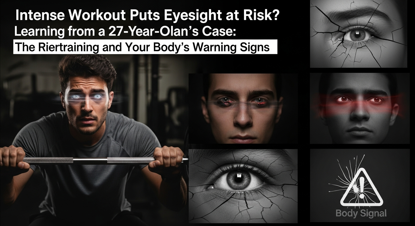 激しすぎる筋トレで失明の危機? 27歳男性の事例から学ぶ、運動の「やりすぎ」リスクと身体からの警告サイン