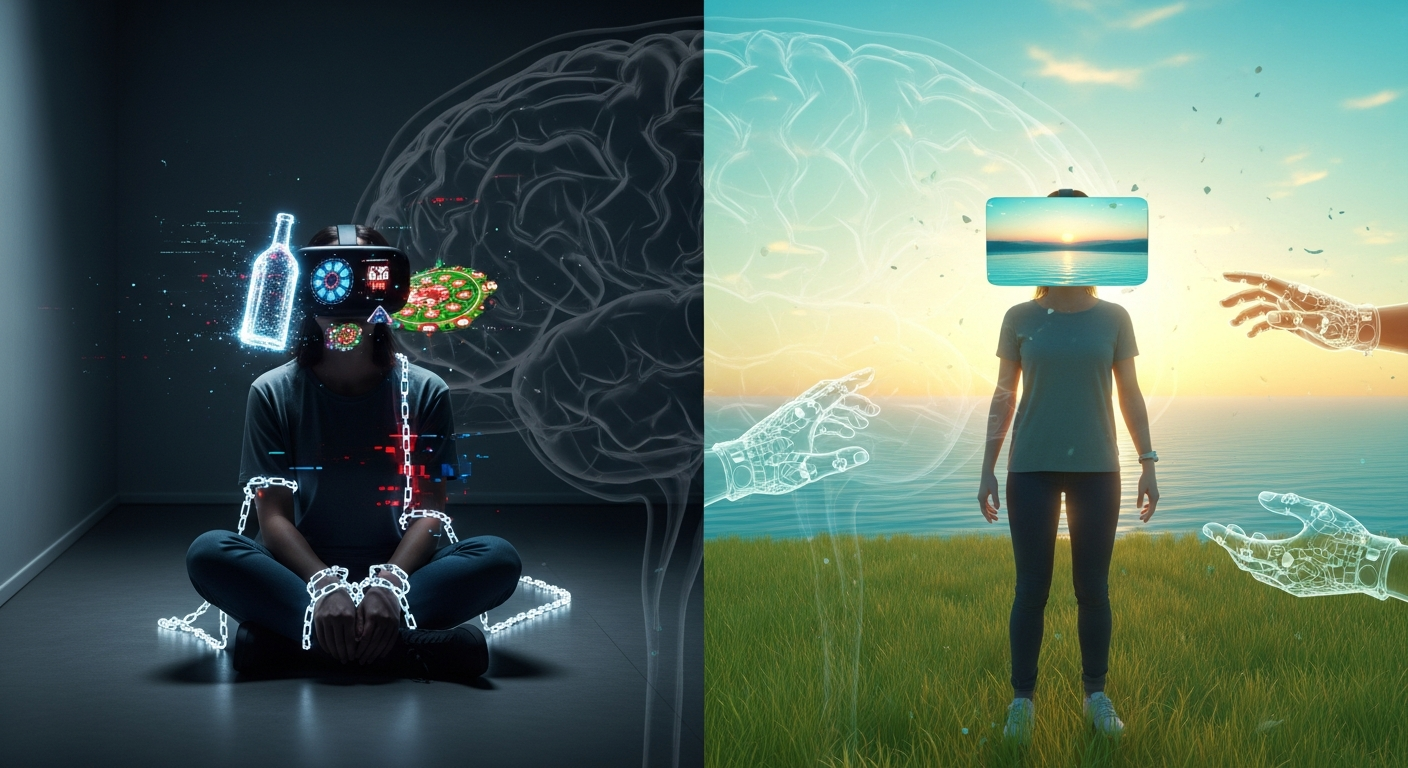 VRセラピーの限界と可能性:依存症治療に潜む「体験」のデザイン課題とは?