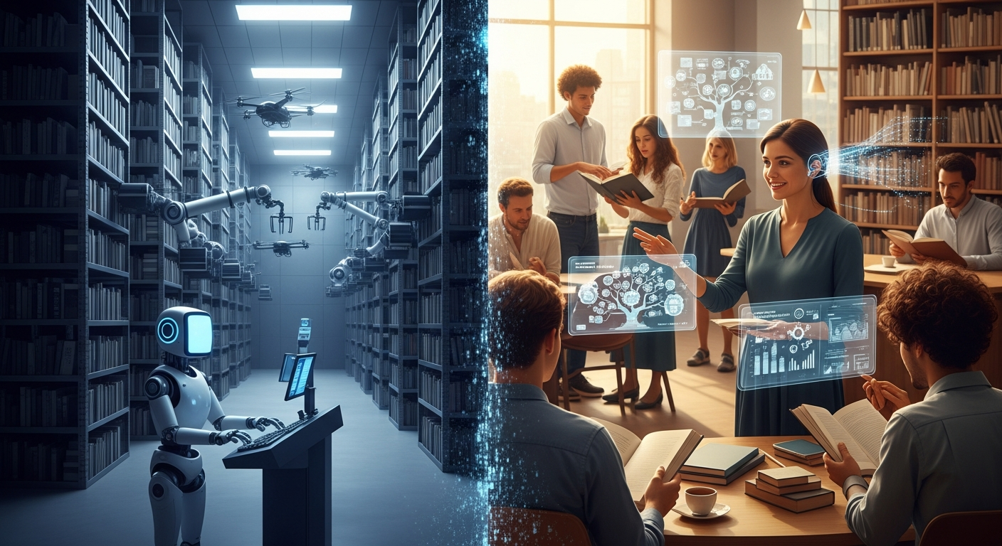 AIは図書館員を代替するか?「知の拡張」を目指す未来への展望