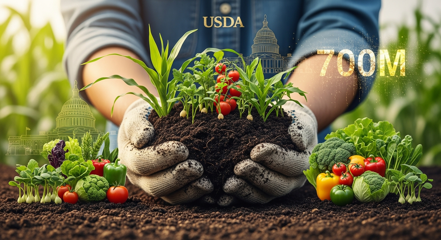 USDA、7億ドルで土壌再生へ!食と健康を変える「再生農業パイロットプログラム」の全貌