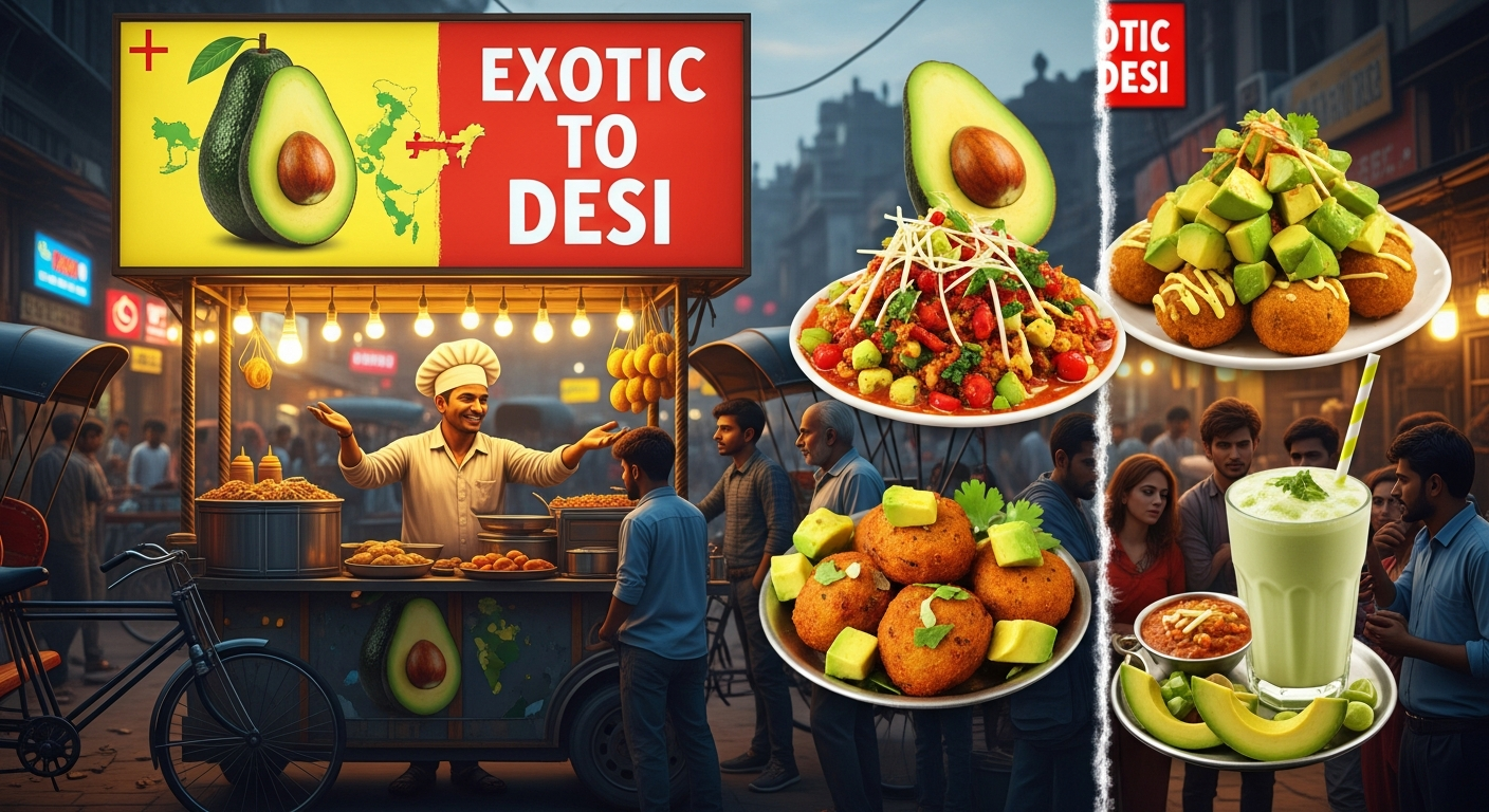 アボカドがデリーのストリートフードに!「エクゼ(異国風)」から「デシ(インド風)」へ変身した驚きの背景
