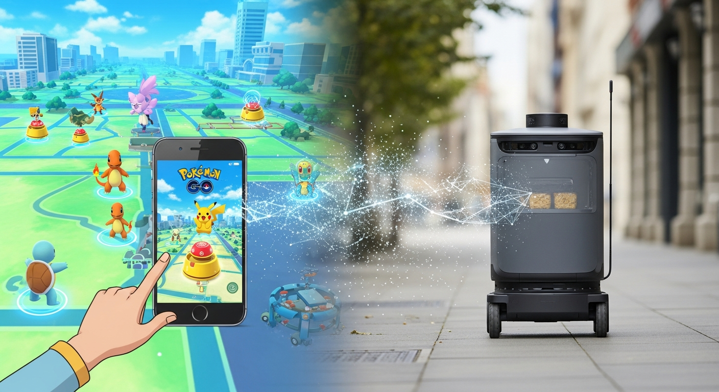 なぜ『ポケモンGO』のデータがフードデリバリーロボットを救うのか？意外な活用法の裏側