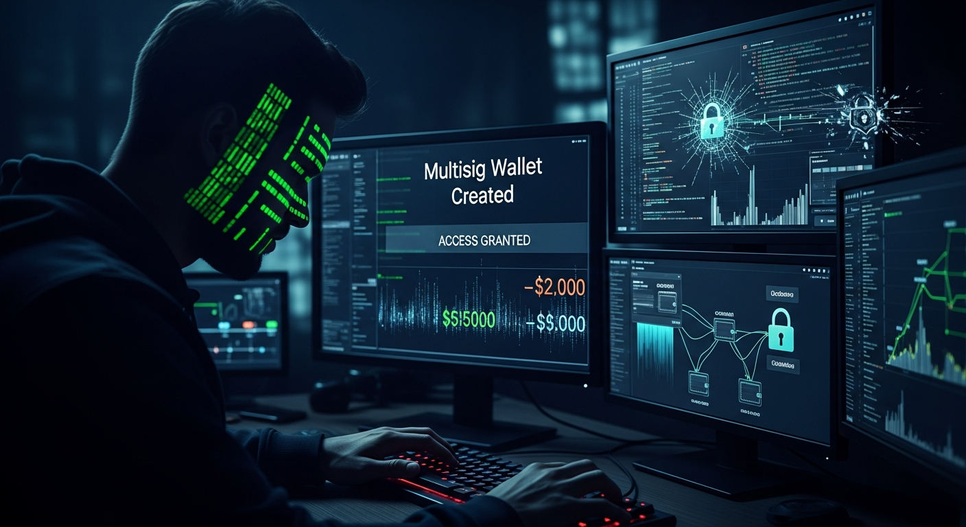 仮想通貨「クジラ」のマルチシグウォレットが作成直後に乗っ取られ、4000万ドル相当が流出