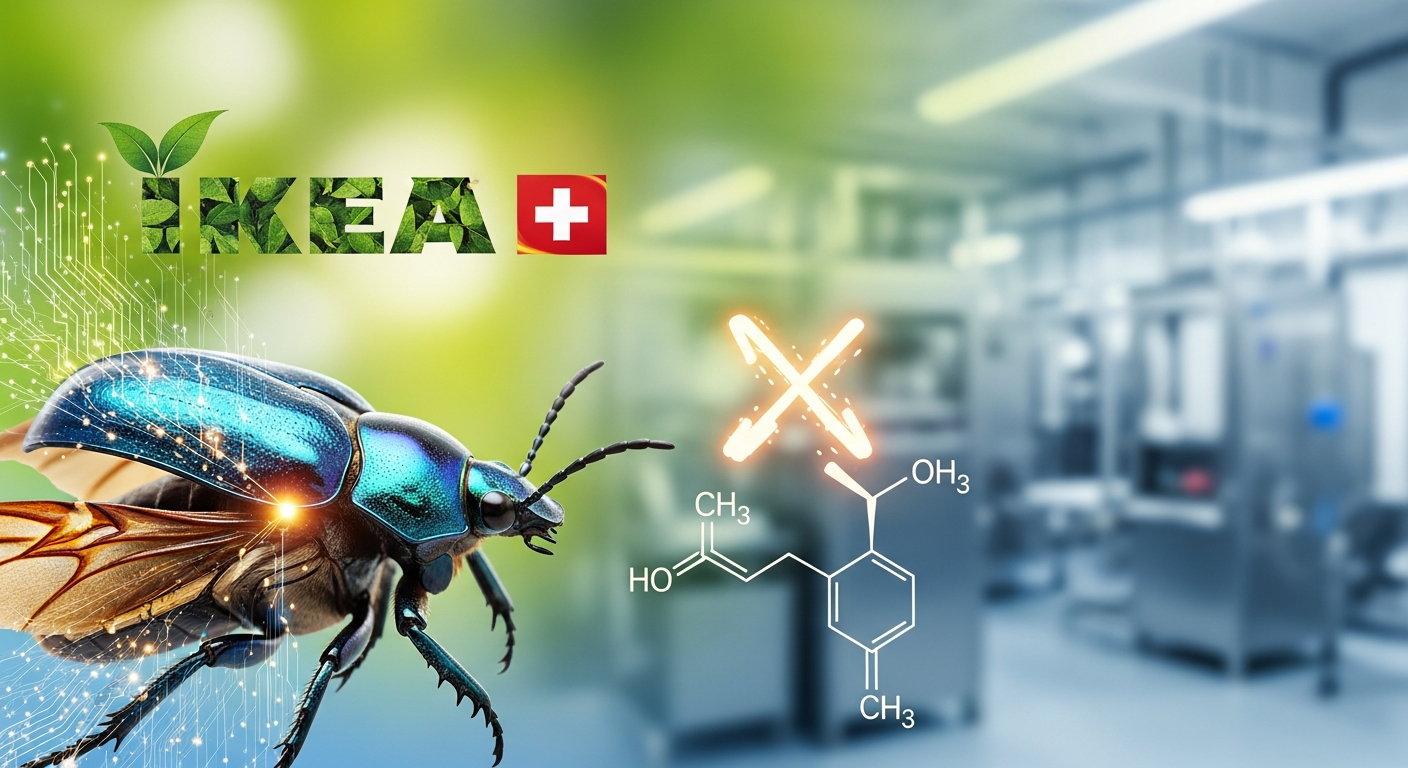 IKEAも出資！自然界の「甲虫」がヒント？有害な食品添加物を置き換えるスイス発ベンチャーの挑戦