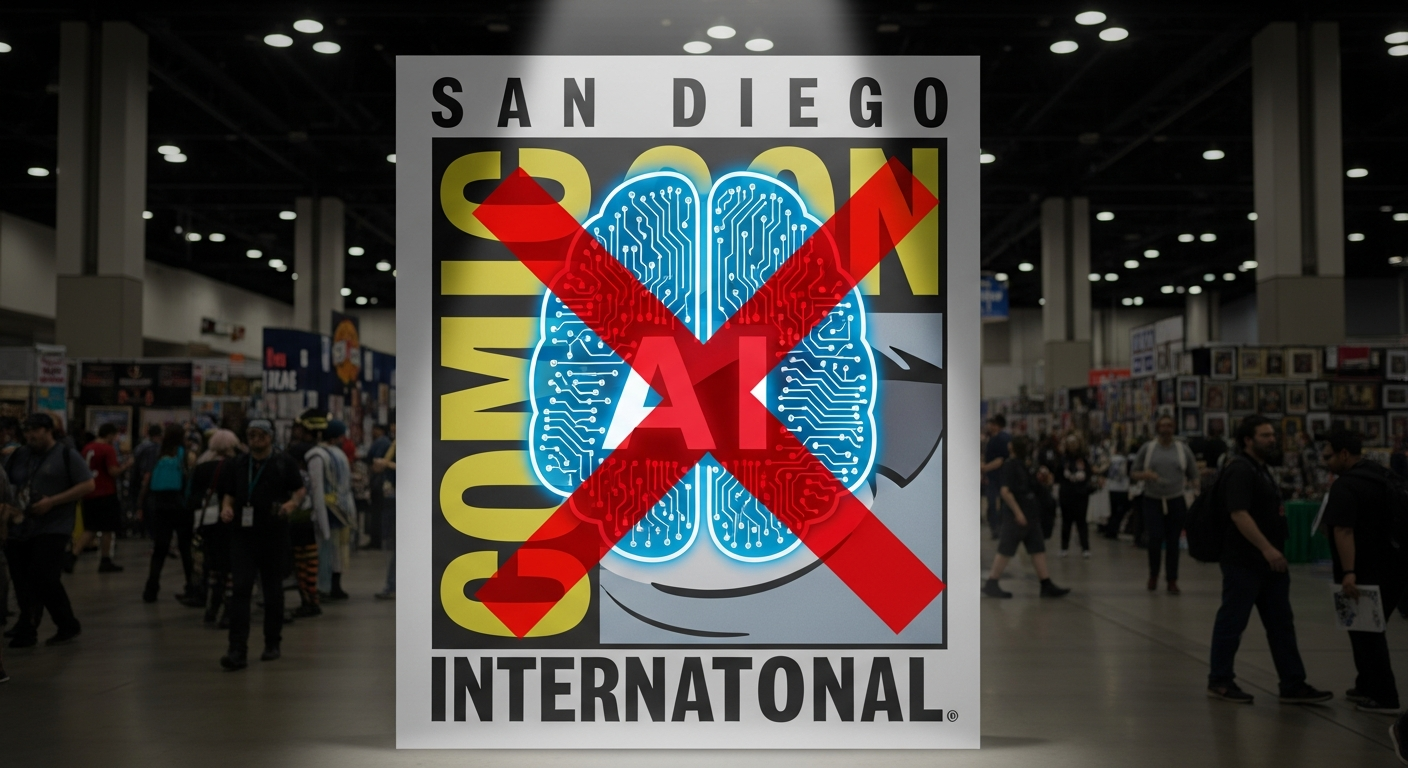 SDCC、AIアートを禁止!2年間の「黙認」から厳格化へ - クリエイター保護とオリジナリティの価値