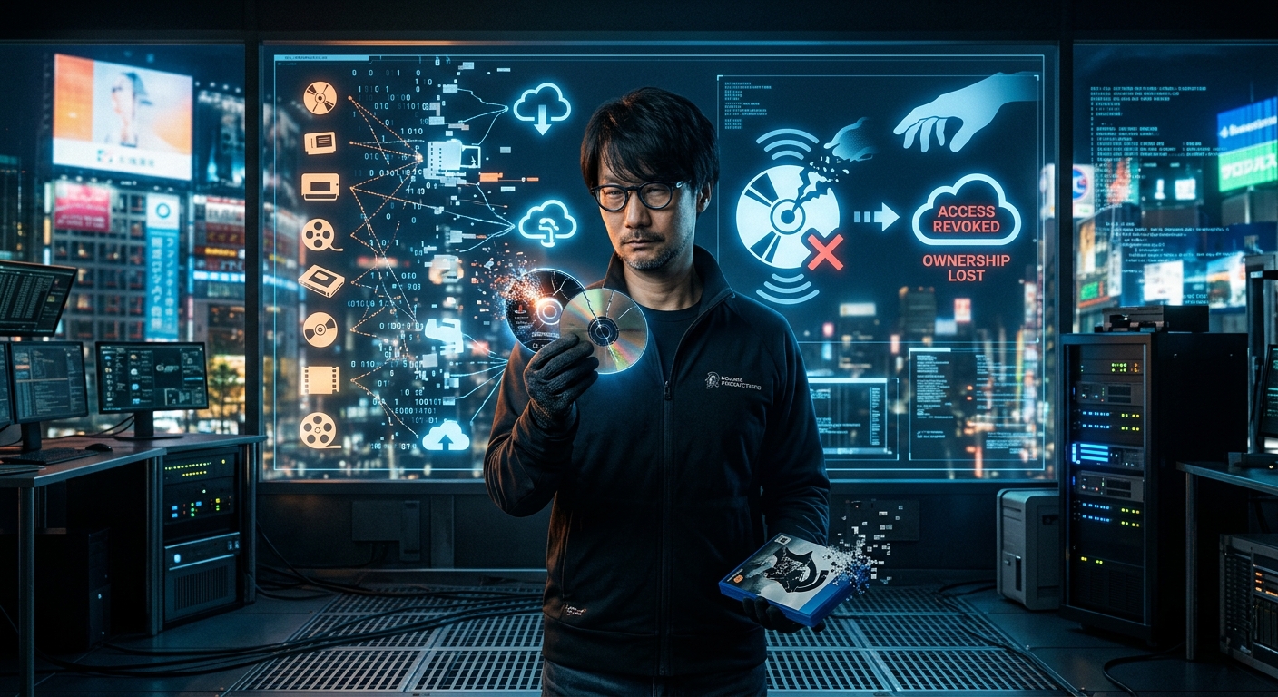 小島秀夫が警鐘!「物理メディア消滅」が奪う、ゲームと映画の真の所有権