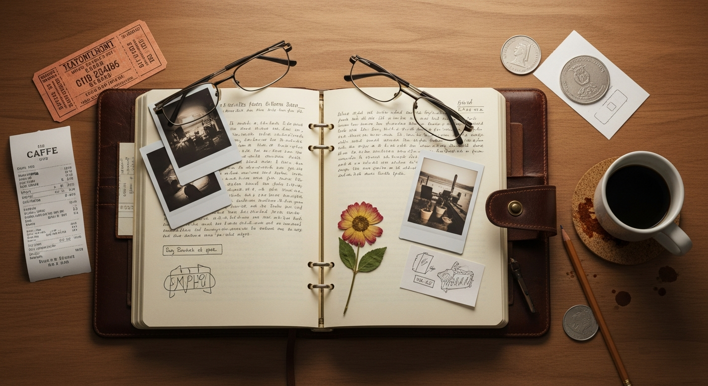 日記かノートか？ リアルな人生の断片を掴むための記録術