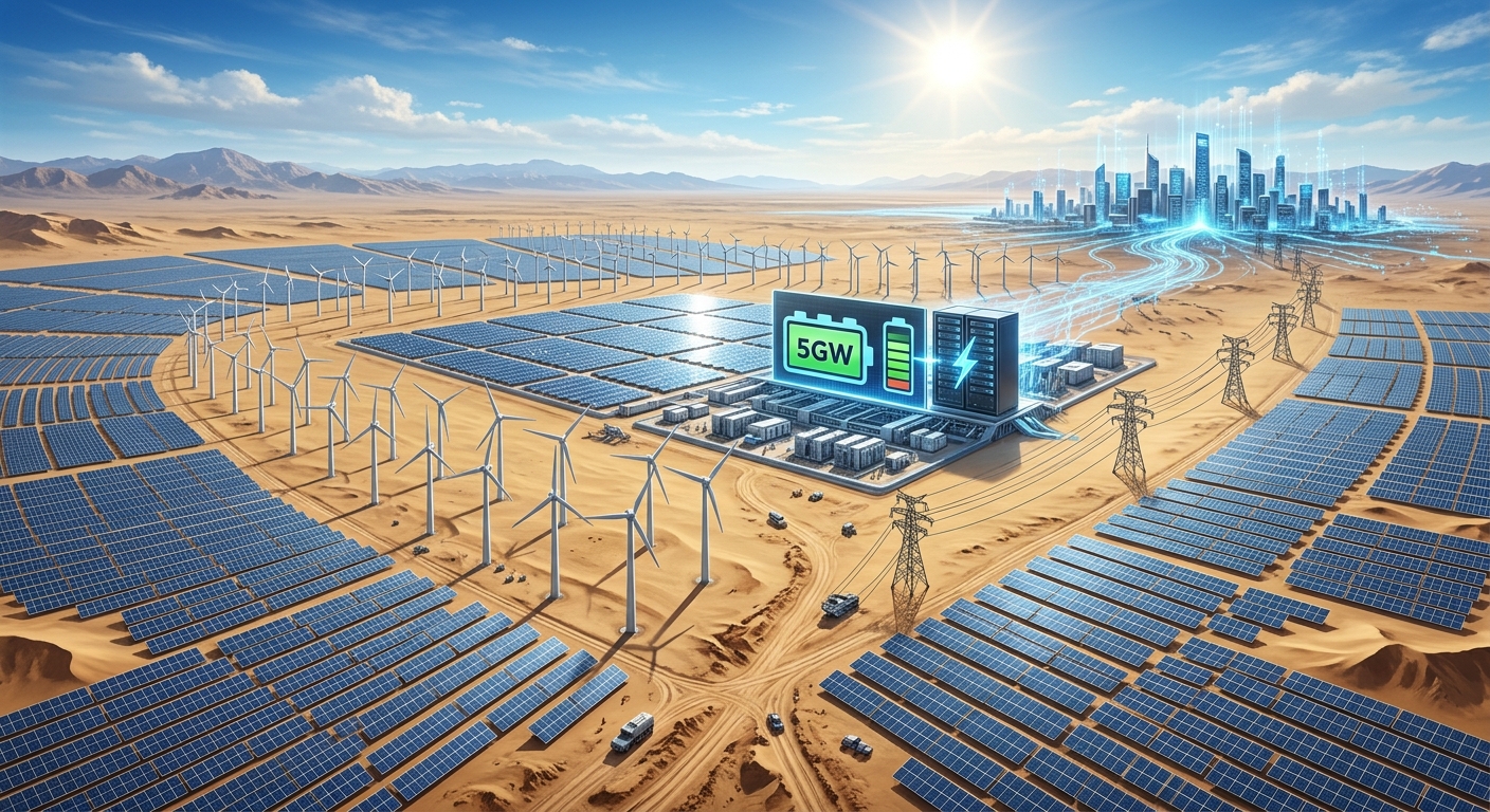 AIの電力危機を救うか?砂漠で5GWを創出する「Mission Gobi」の野望