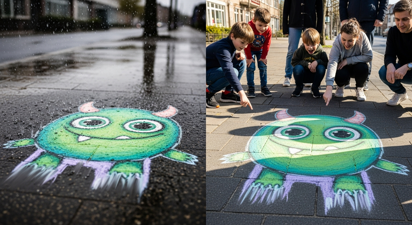 なぜ雨で消える?デヴィッド・ジンの「路上の魔法」が人々に愛され続ける理由