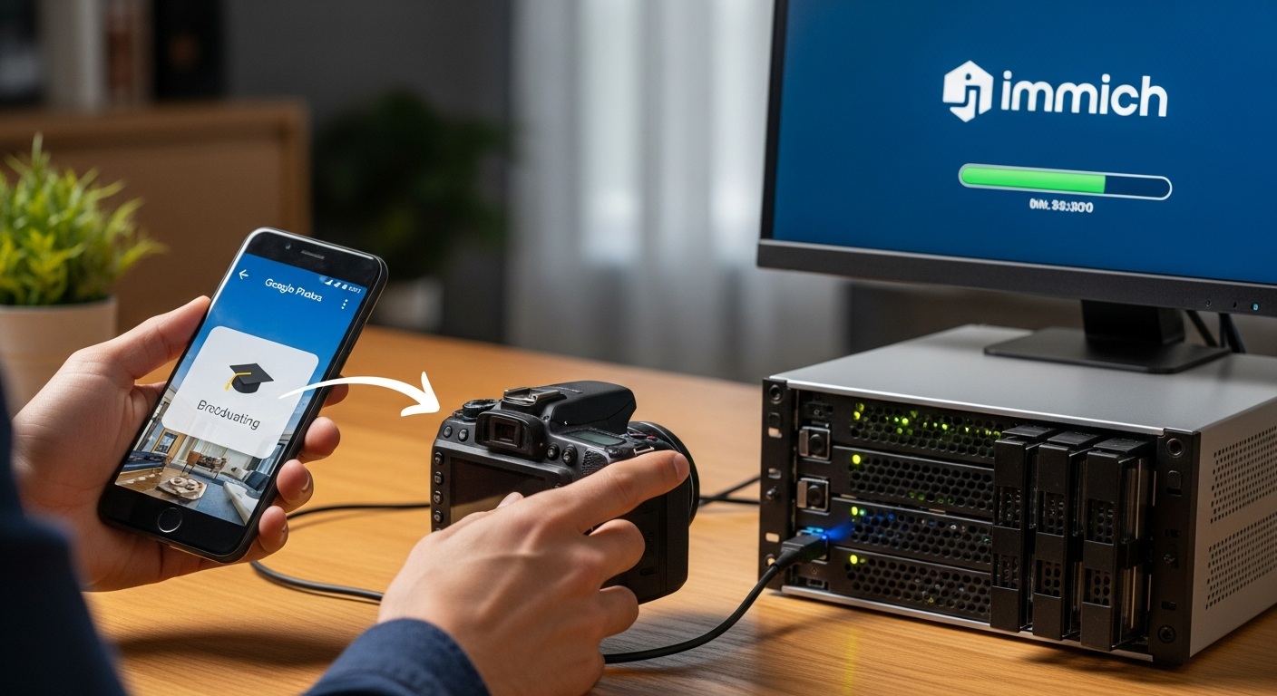 【Googleフォト卒業】自己ホスト型Immichで叶える、プライベート写真ライブラリ構築術