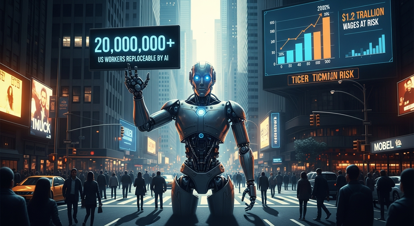 MIT研究：AIが2000万人以上のアメリカ人労働者を代替可能、賃金総額1.2兆ドルの衝撃