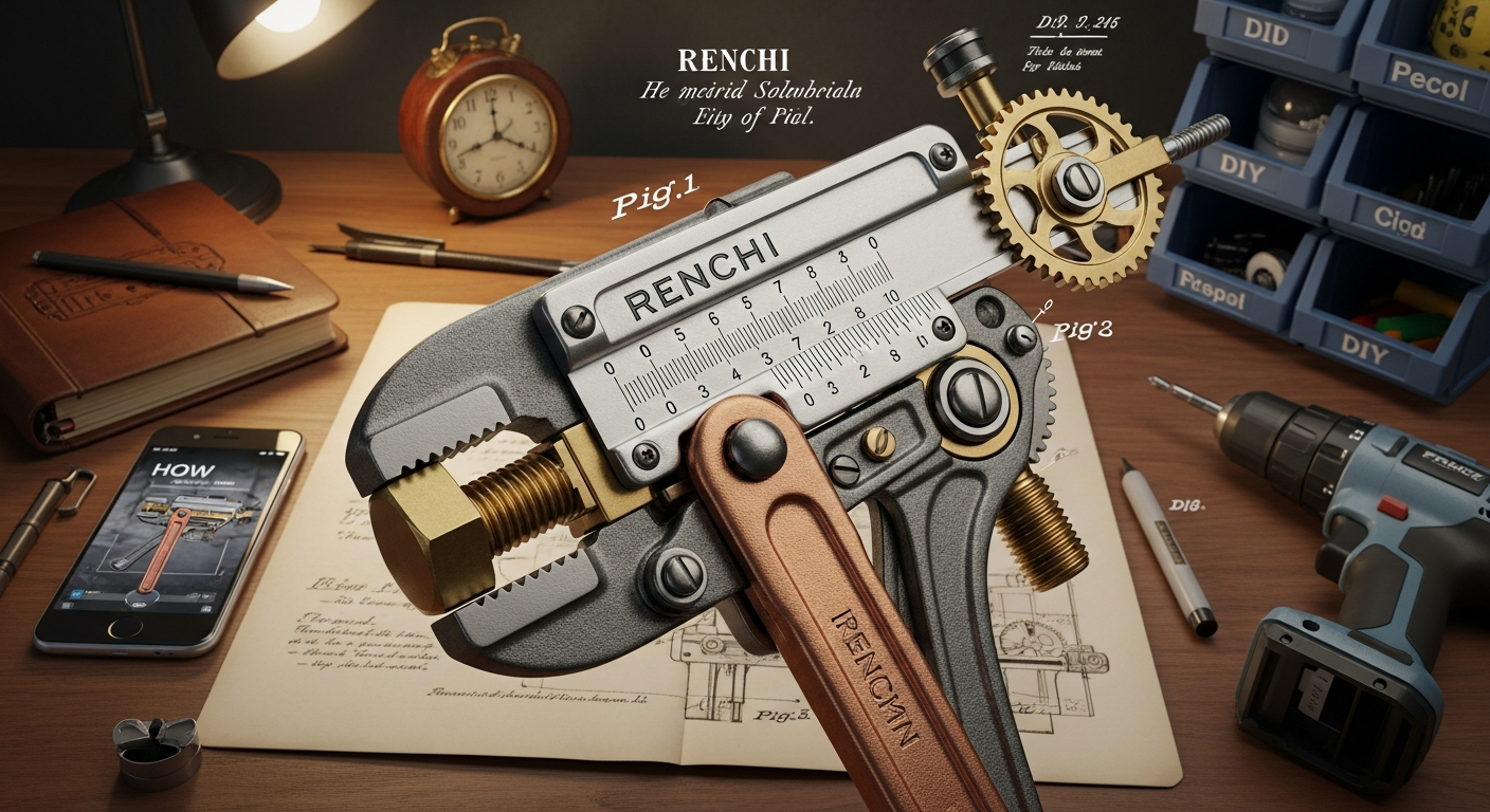 1897年の技術が現代に蘇る?ノギス型レンチ「Renchi」がDIYの常識を変える理由