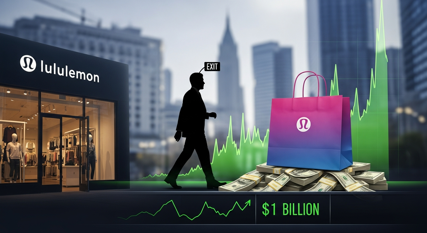 Lululemon株急騰の裏側:10億ドルの自社株買いとCEO退任が示す経営再建への道筋