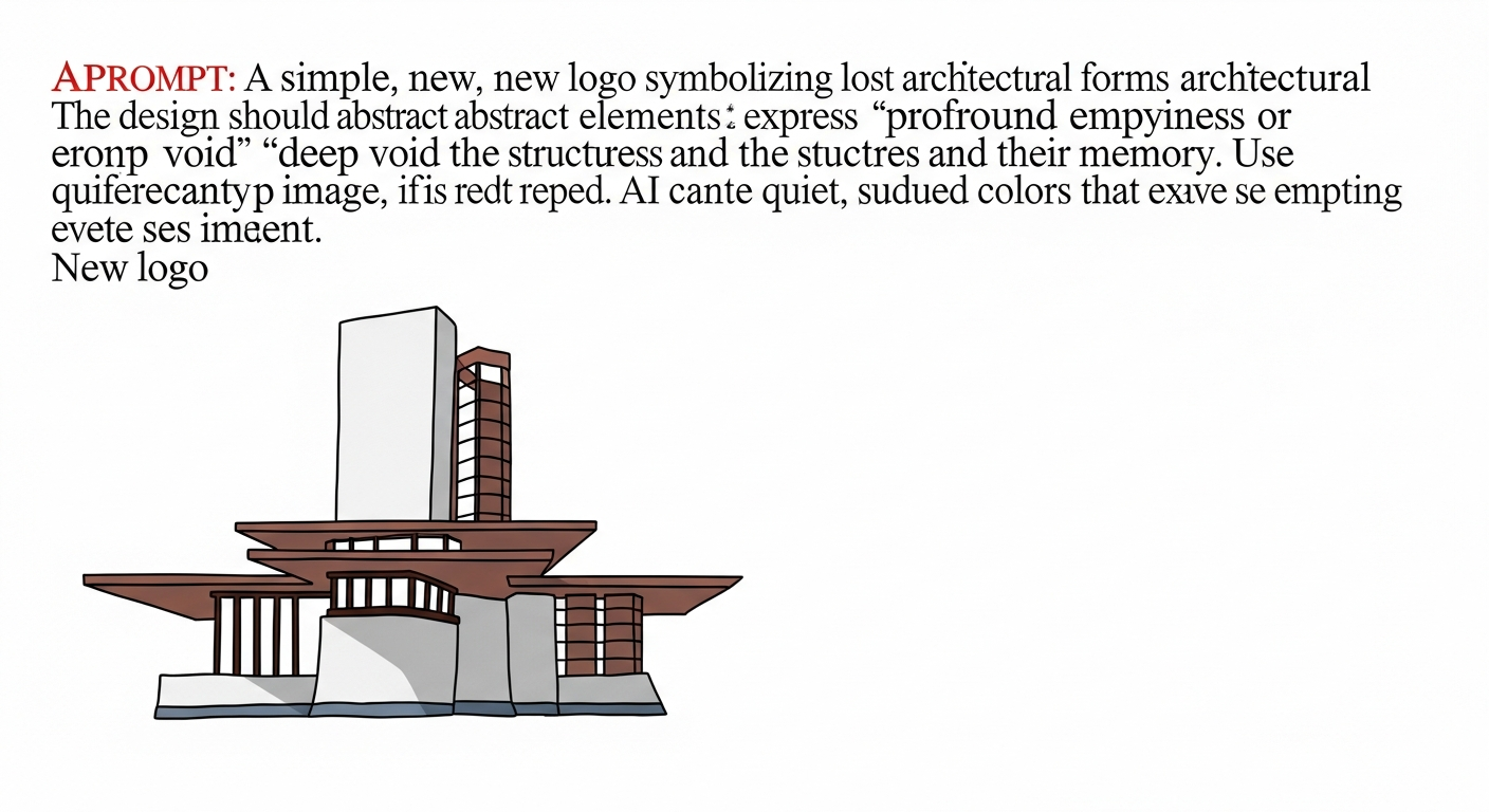 フランク・ロイド・ライトの失われた建築物を象徴する新ロゴ:デザインに込められた「深い空虚」とは?