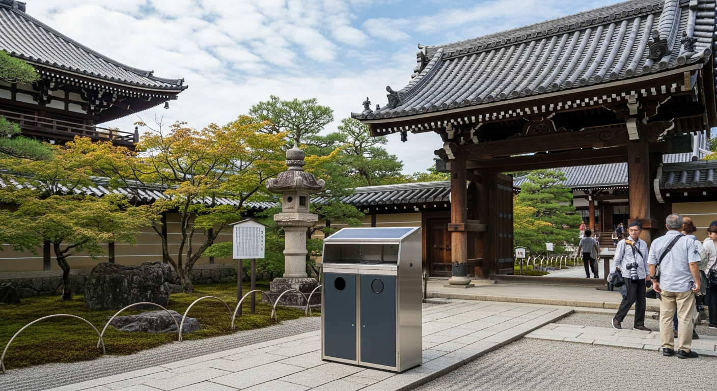 なぜ清水寺がハイテクゴミ箱を寄付?京都で始まった「観光公害」解決の新しいカタチ