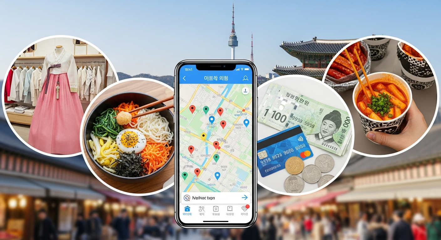 韓国旅行を最大限に楽しむ!必須アプリから文化、お金まで、初めての韓国旅行完全ガイド