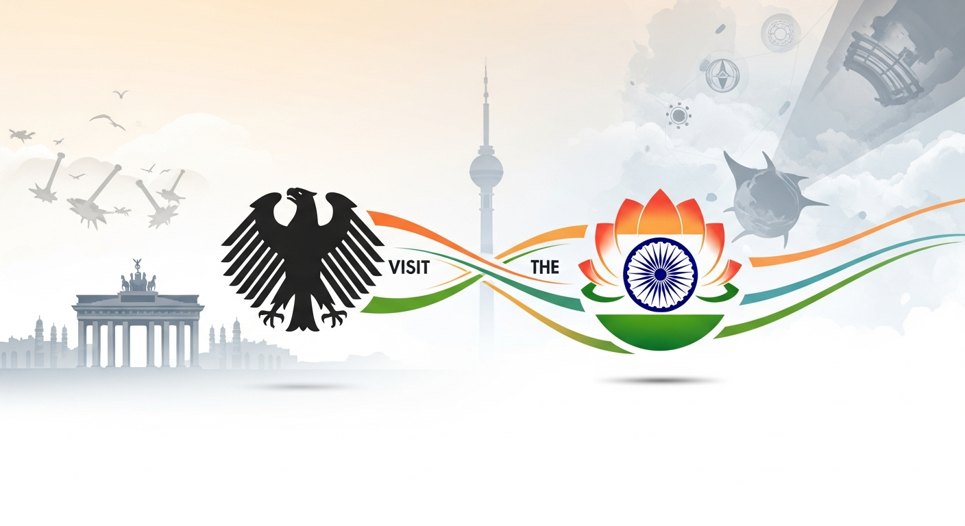ドイツ首相、インドへ初訪問：貿易・安全保障で関係強化、中国依存低減と未来への投資