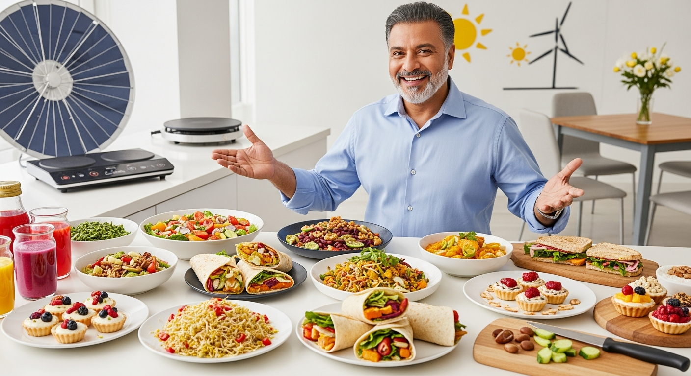 LPG不足に備える:大富豪ハルシュ・ゴエンカ氏が提案する「ガス不要」の賢い食事術