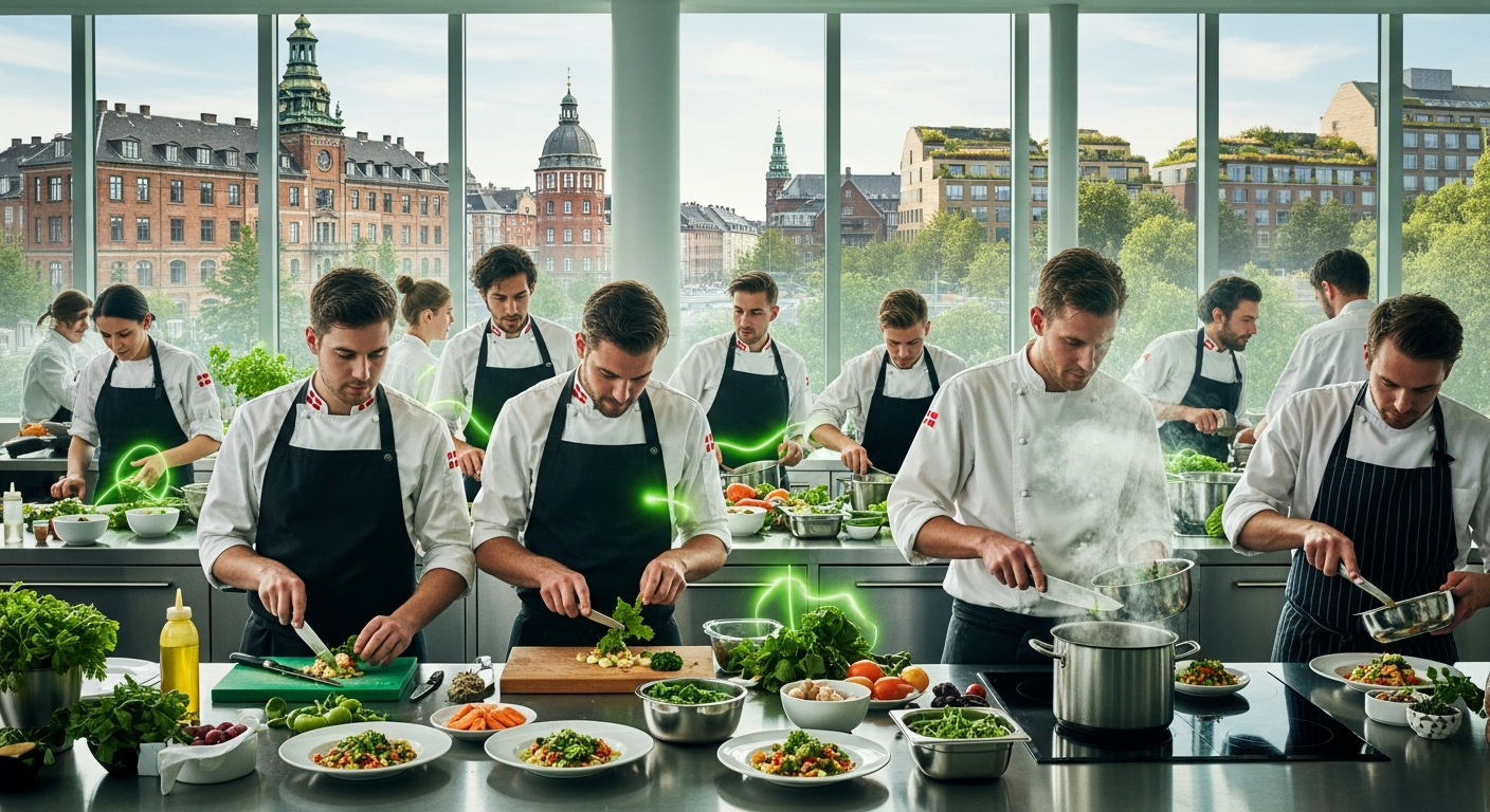 デンマーク、2億ドルでプラントベース食革命へ:シェフ育成で気候変動対策と食文化の未来を創造