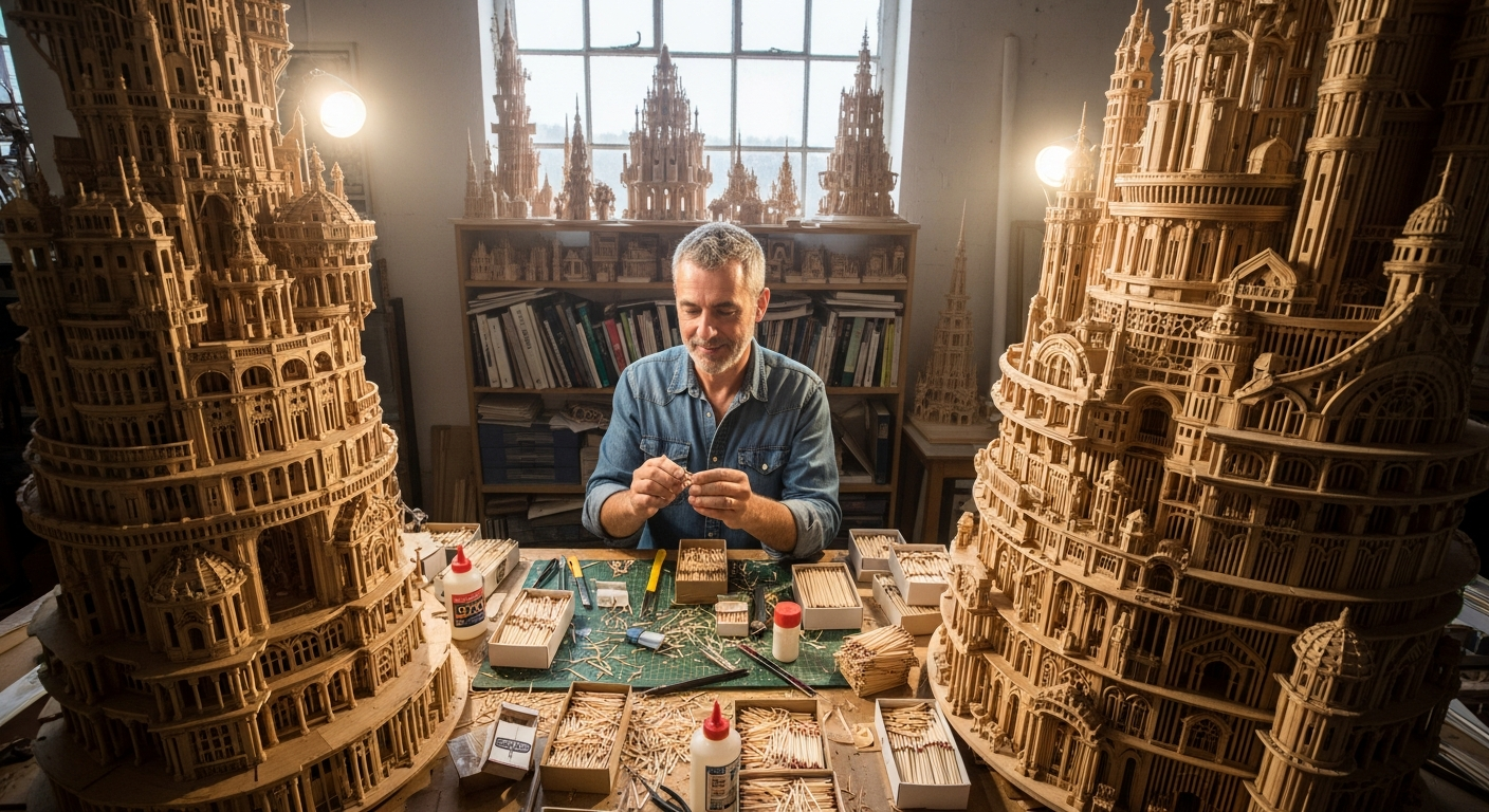 なぜ1000万本ものマッチ棒なのか?AI時代に輝く「物理的執着」の衝撃