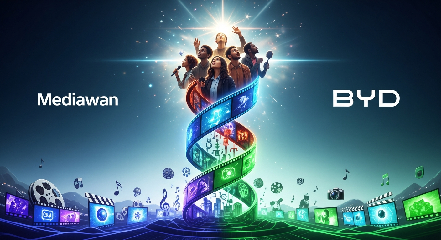 メディアワンとBYD、戦略的提携でコンテンツ制作の新時代へ：ブランド統合と新進気鋭の才能支援