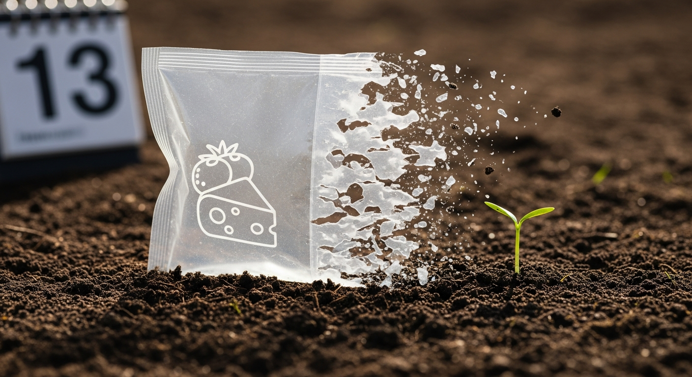 牛乳由来のプラスチックが13週間で消滅！食品包装の新たな選択肢となるか