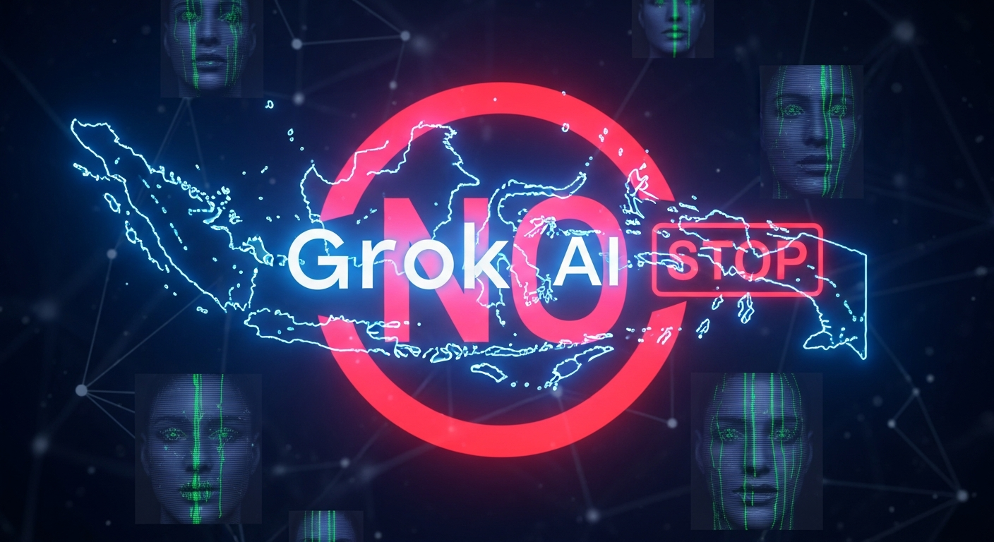 インドネシア、Grok AIを一時禁止:ディープフェイク問題への迅速な対応が示すAI規制の新たな潮流