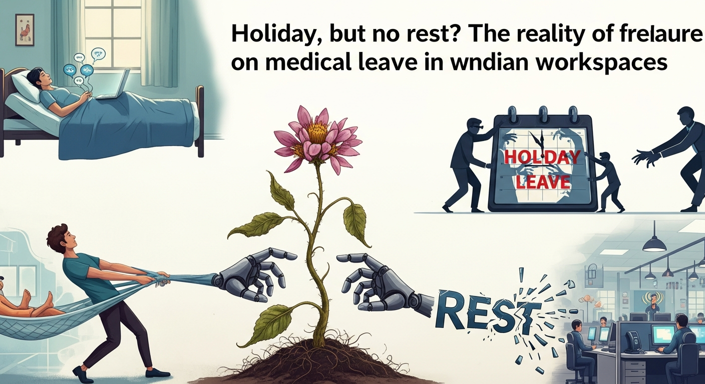 「休暇なのに休ませない」? インドの職場で横行する医療休暇への不当な圧力の実態