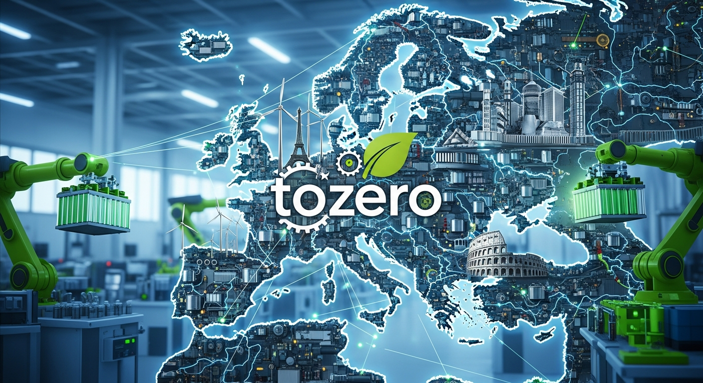 欧州の資源自給へ:tozeroが切り拓く「電池リサイクル」の次世代ゲームチェンジャー