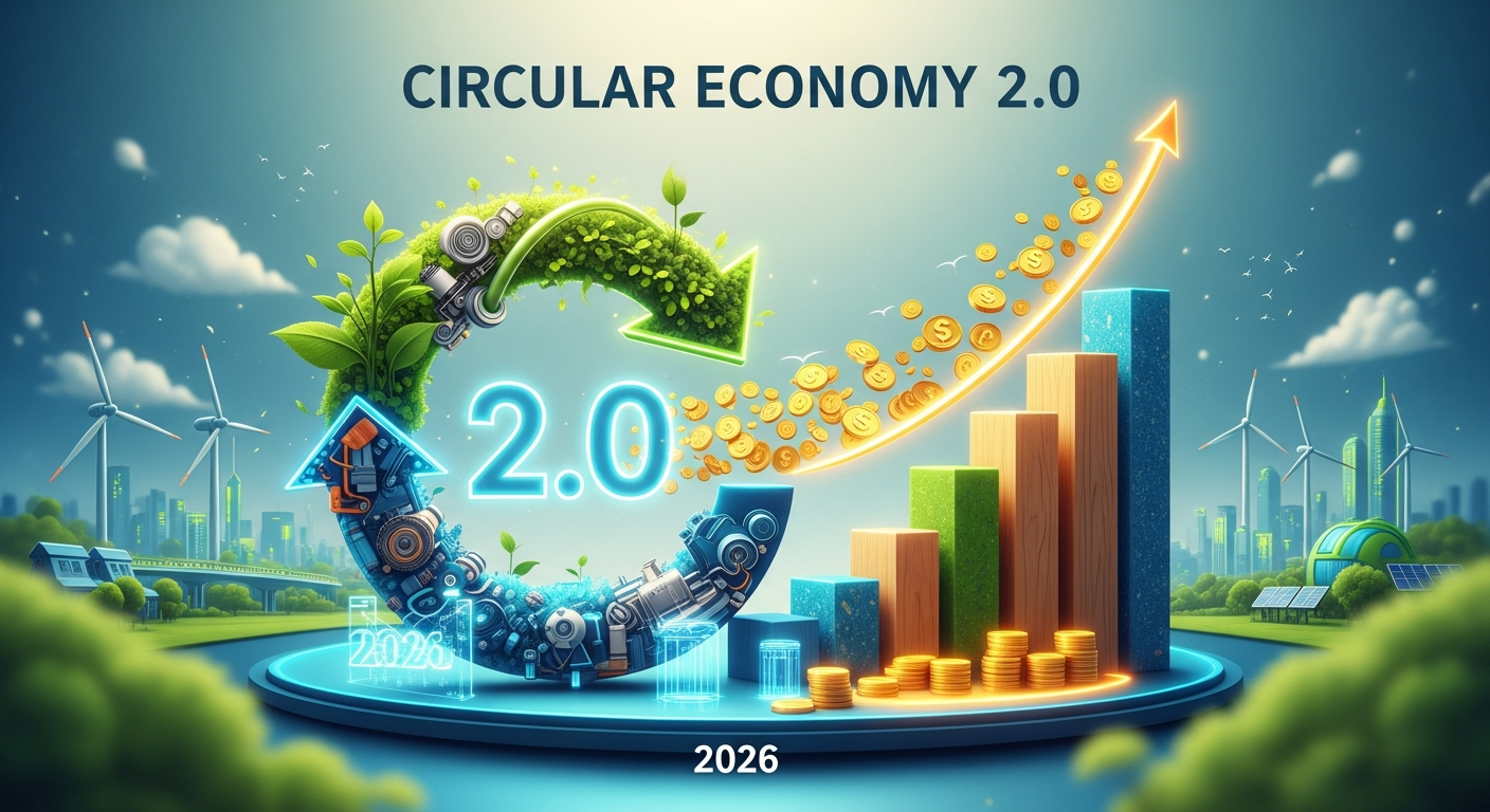 2026年、収益モデルの中心に躍り出た「サーキュラーエコノミー2.0」：持続可能性が利益を加速させる