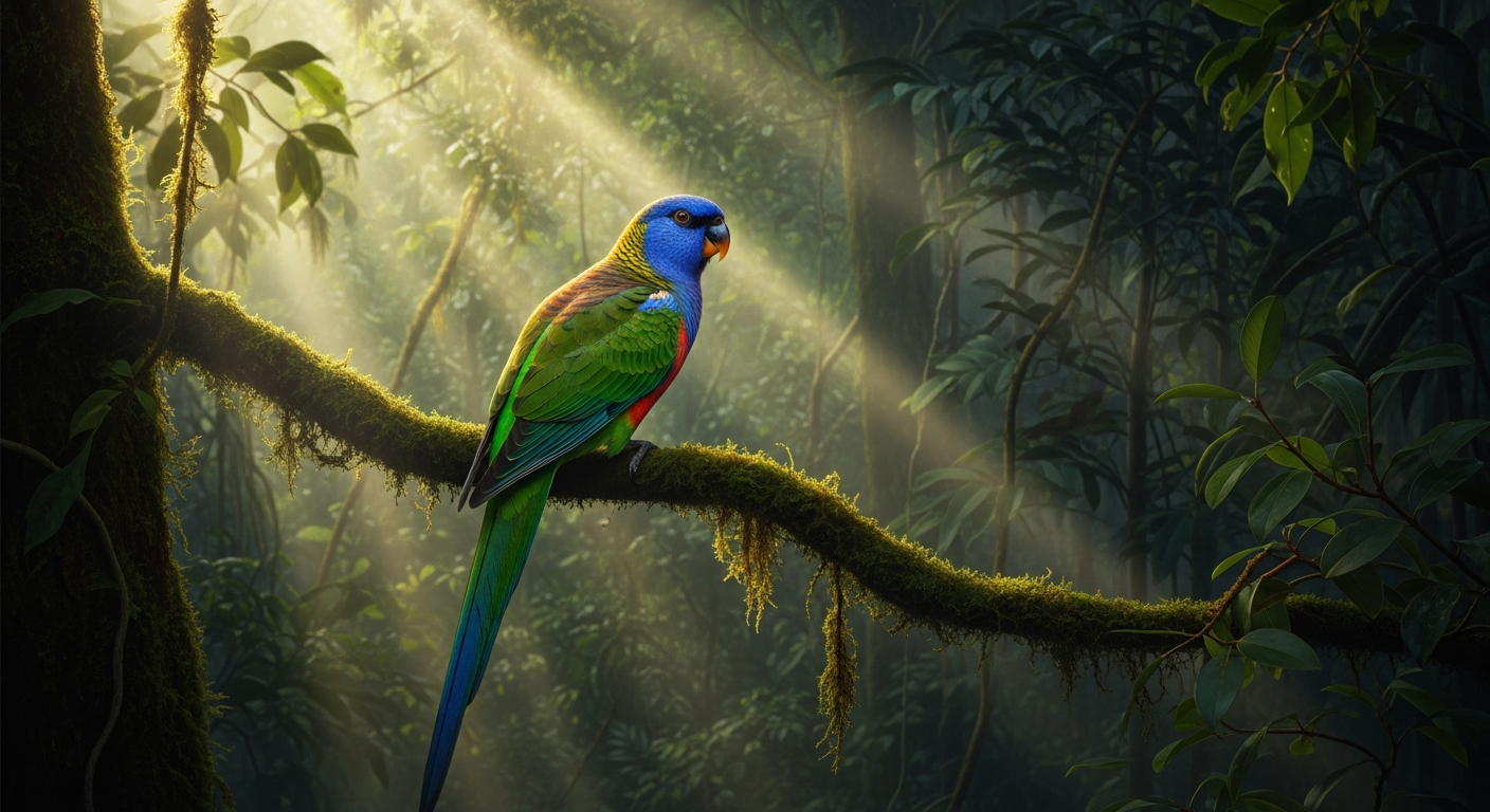 100年で2度目の奇跡:幻のインコ「ブルーフロントロリキート」がインドネシアの秘境で再発見された理由