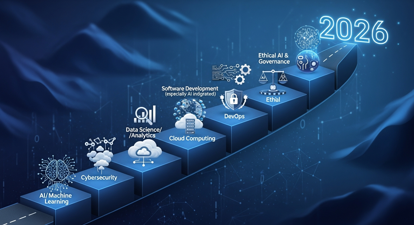 2026年、企業が熱望するITスキルTOP7:AI時代を生き抜くためのロードマップ