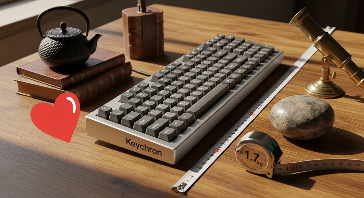重さ約1.7kgの衝撃！Keychron Q1 Ultra 8Kは「持ち運び不可」でも愛される理由