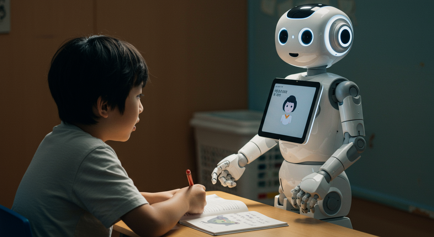 ロボットが子供の読書不安を解消？研究で明らかにされた意外な効果