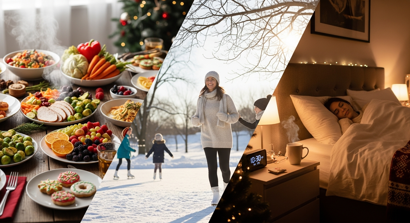 ホリデーシーズンを健康に乗り切る!専門家が教える食事・運動・睡眠の3つの秘訣