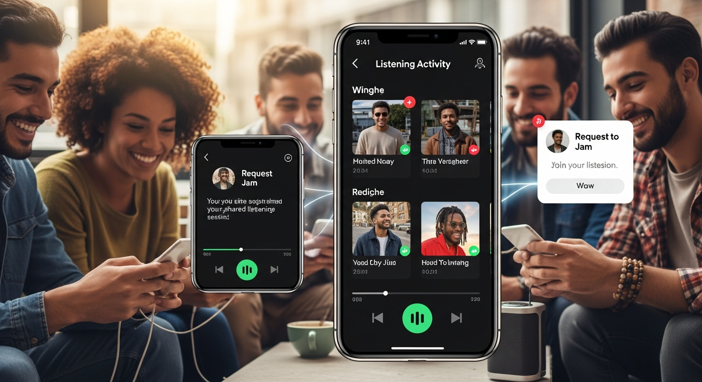 Spotifyが音楽共有の新時代へ突入!「リスニングアクティビティ」と「リクエストトゥジャム」で友人と繋がる音楽体験