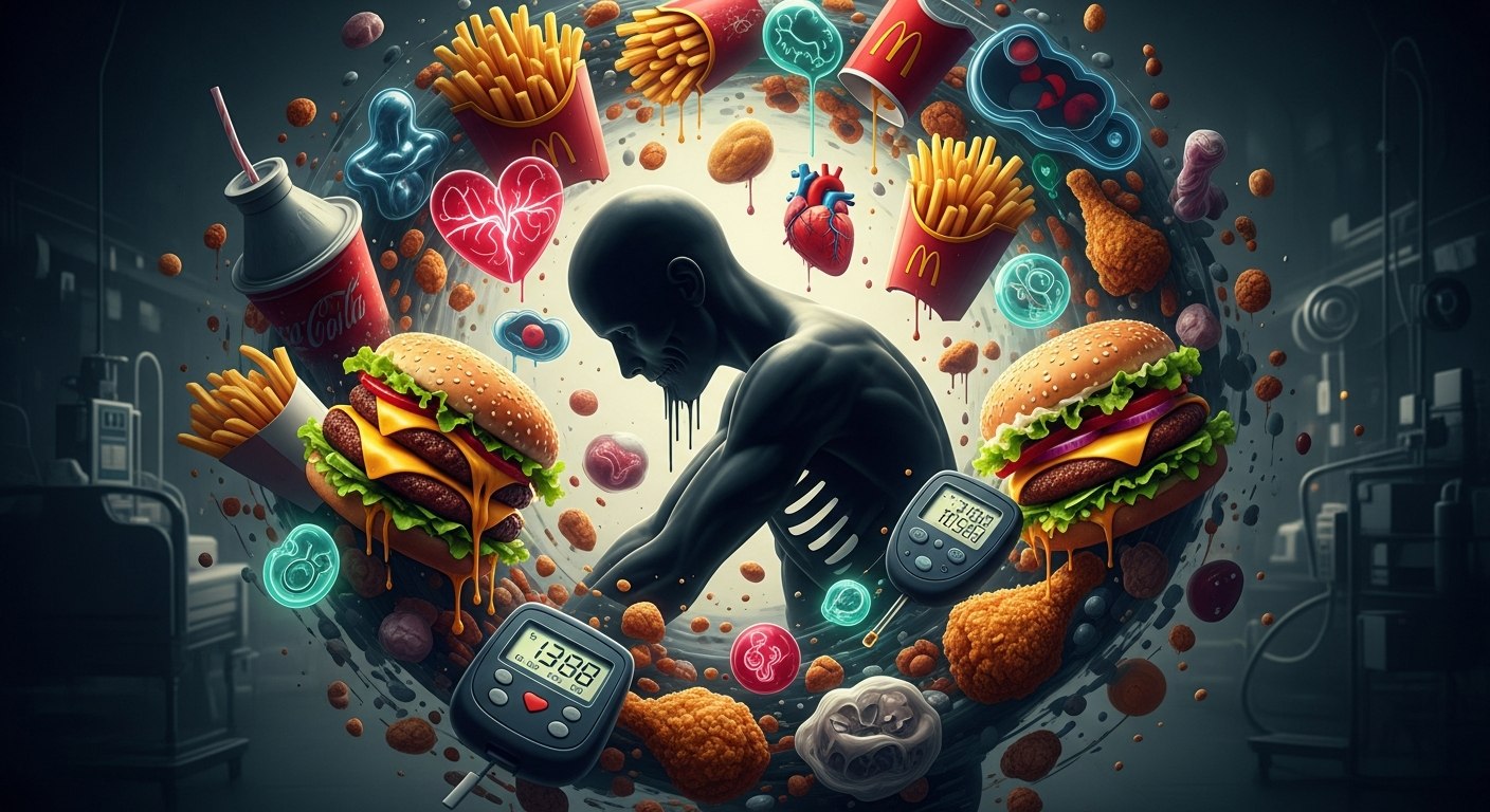 ファストフードの日常摂取が招く「万病・早死」の恐怖:専門家が警鐘