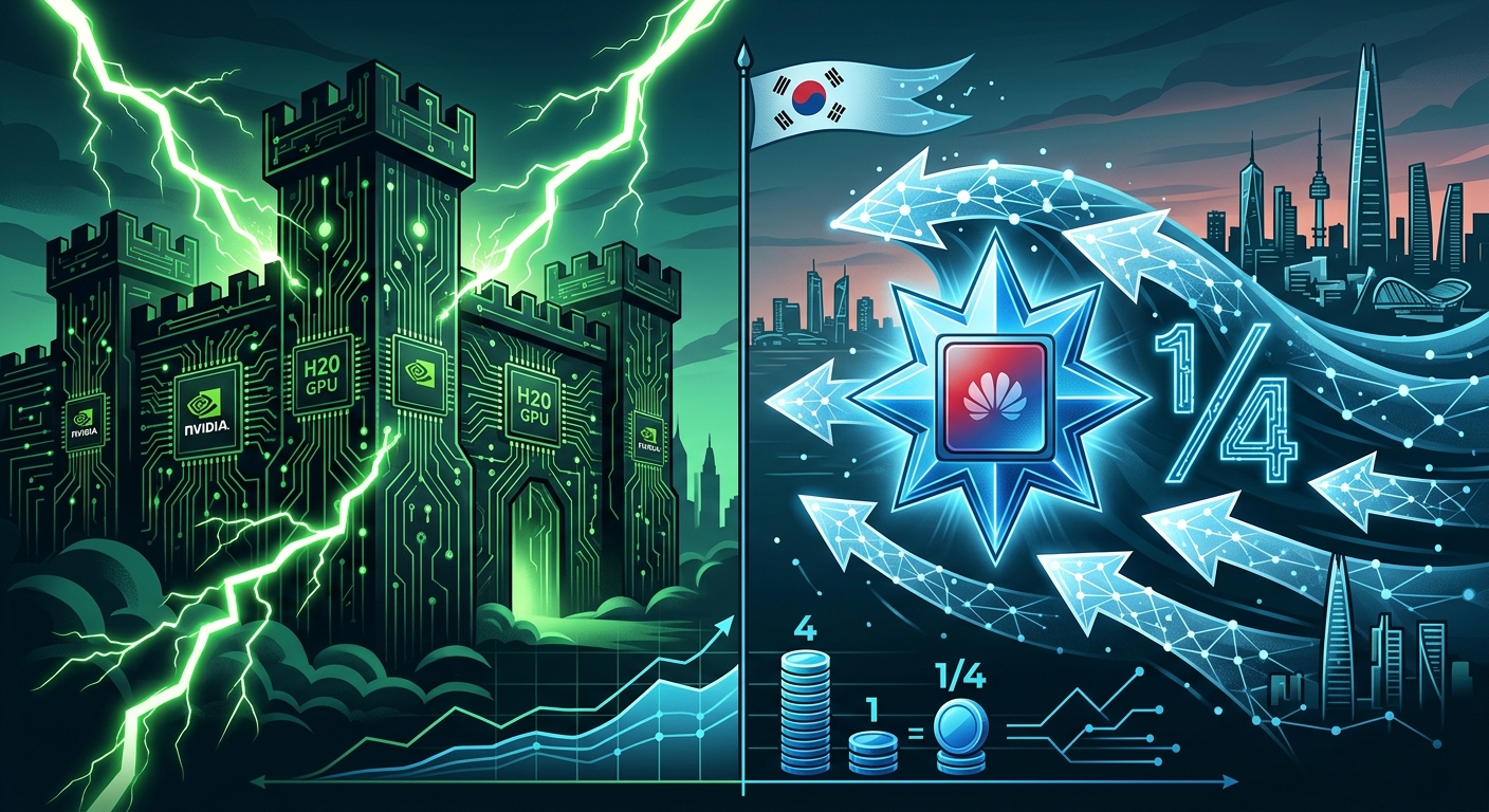 NVIDIAの牙城にHuaweiが挑む――「コスト4分の1」の衝撃が韓国AI市場を変える理由