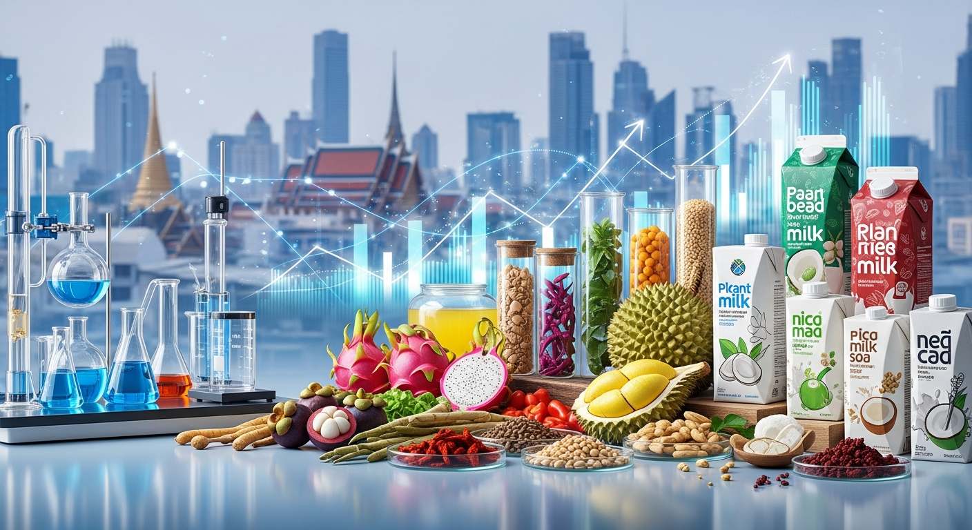 タイのフードテック新興企業が躍進:スーパーフードから植物由来ミルクまで