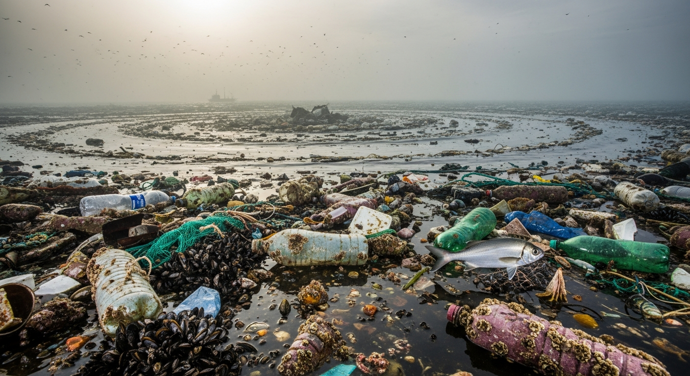 太平洋ゴミの巨大パッチ、新たな「生態系」が出現し海洋生物に深刻な影響を与える可能性