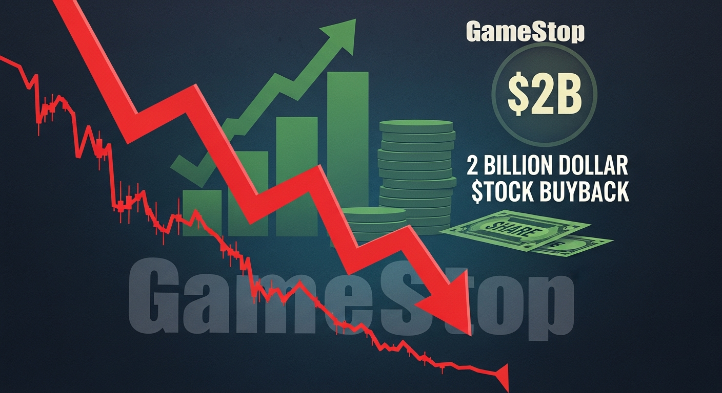 なぜ株価は下落したのか?ゲームストップの「史上最高益」と20億ドルの自社株買いが示す真実