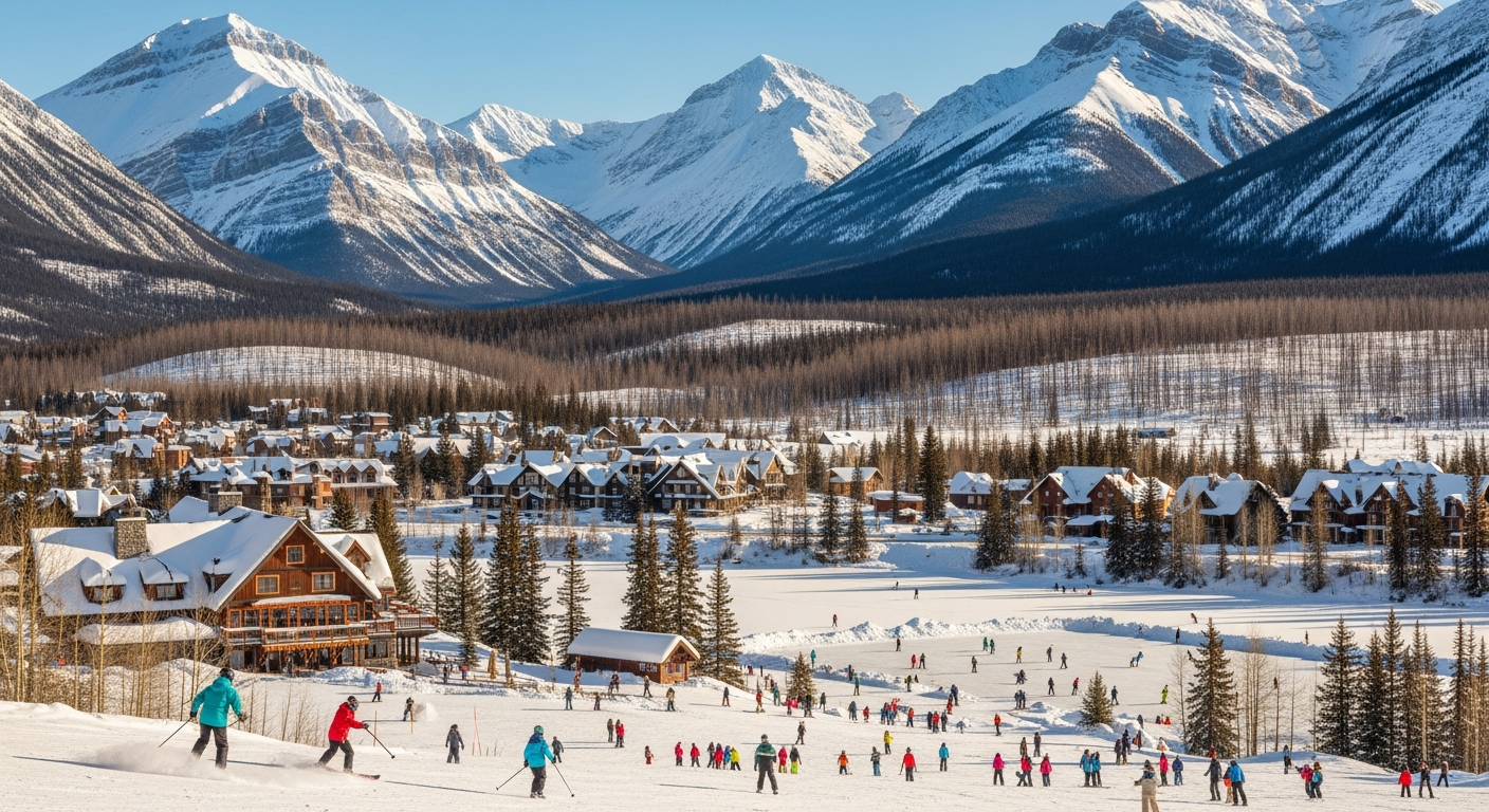 ジャスパー、記録的降雪で冬の観光が復活!山火事からの復興を地域住民が後押し