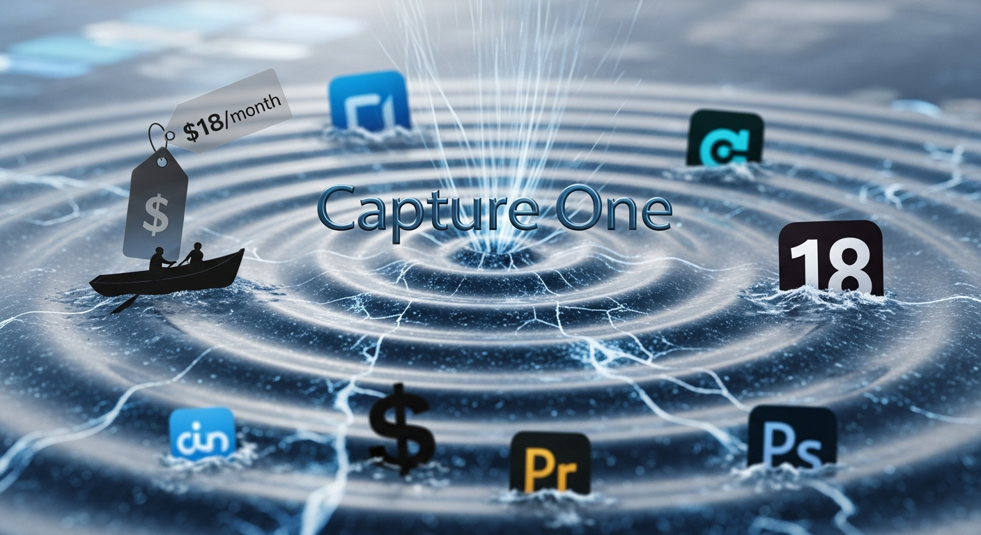 Capture One値上げの波紋:月額料金がAdobeを超える今、乗り換えは賢明な選択か?