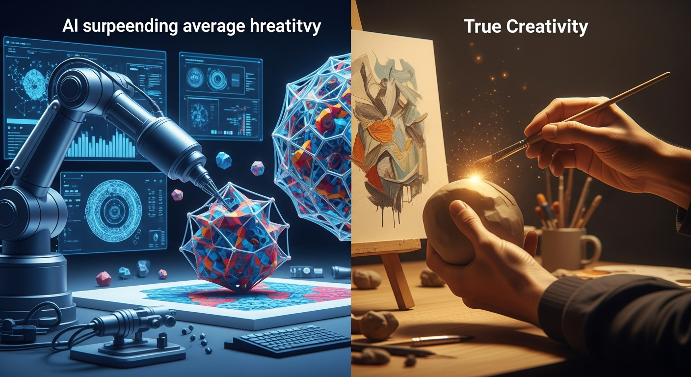 AIの創造性は平均を超えるも、真の創造性は人間に宿る—人間とAIの共創が生み出す未来