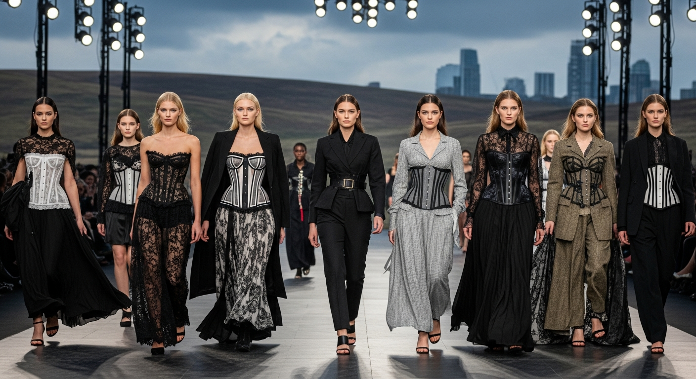 「嵐が丘」効果でコルセット再燃！ロンドン・ファッション・ウィークに見る新時代のボディポジティブ